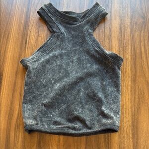 Gray Sleeveless Women's Top